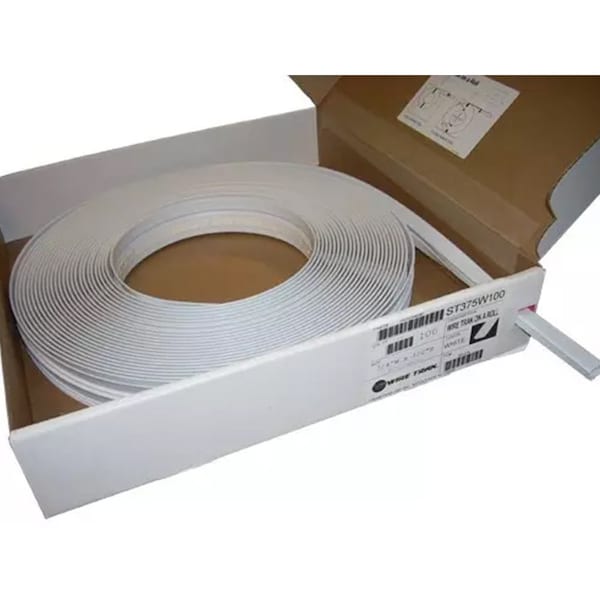 Wire Trak WireTrak Cable Raceway On a Roll 1" W x 0.5" H Channel
